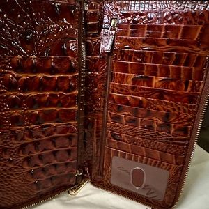 Brahmin pecan skylar wallet